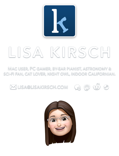 Lisa Kirsch (logo & info)